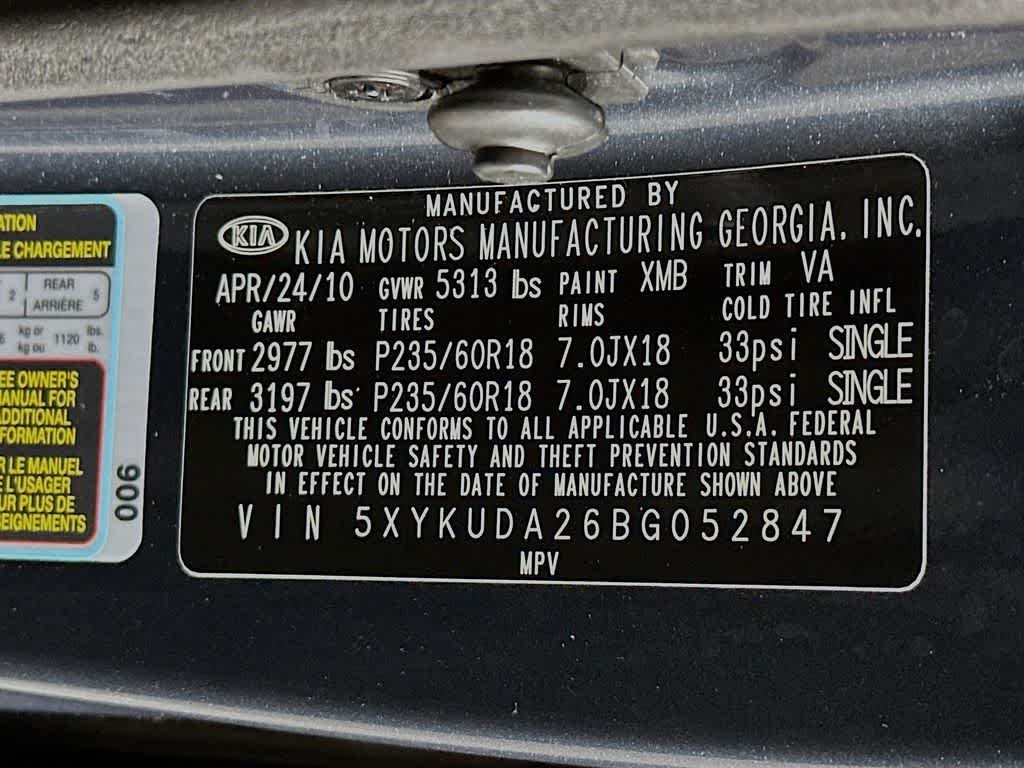 2011 Kia Sorento EX