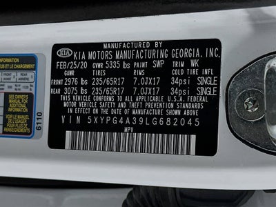 2020 Kia Sorento LX
