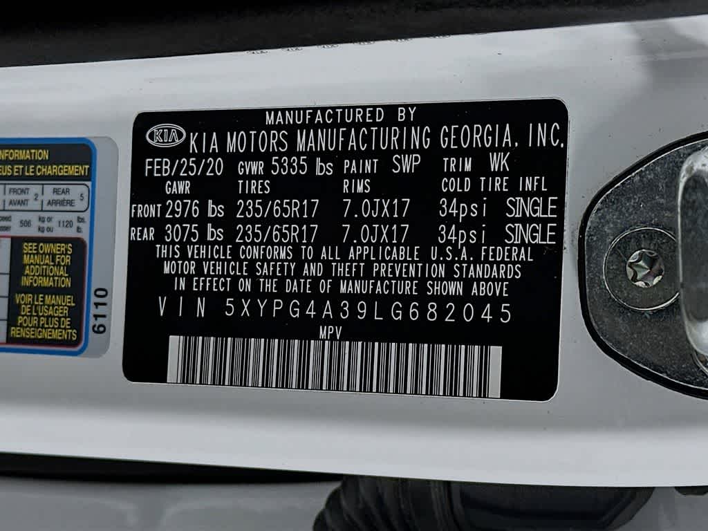2020 Kia Sorento LX