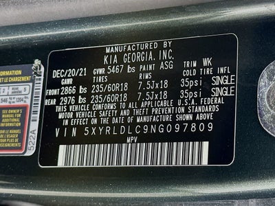 2022 Kia Sorento X-Line S