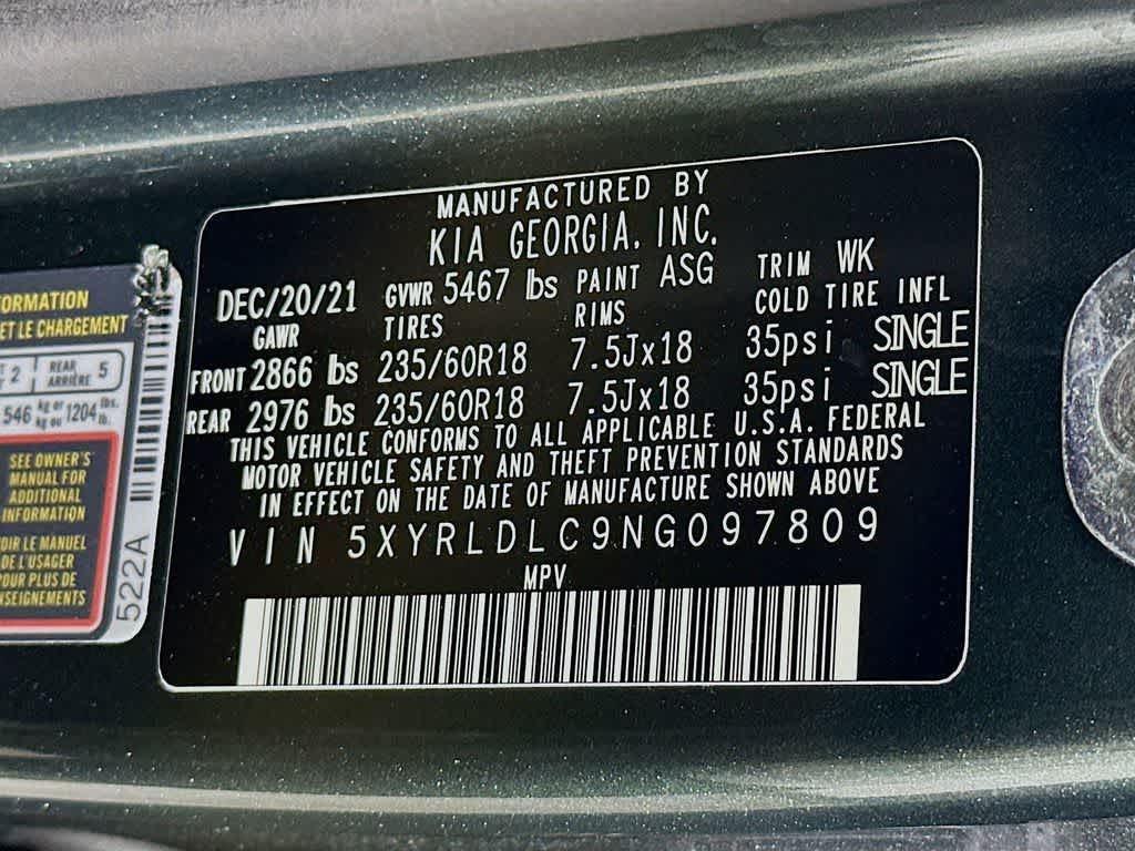 2022 Kia Sorento X-Line S