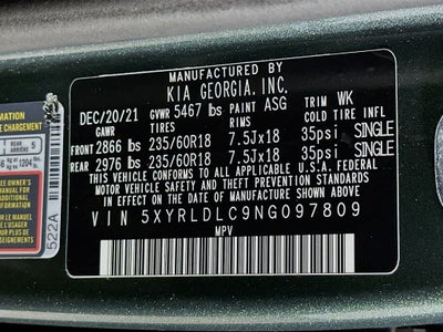 2022 Kia Sorento X-Line S