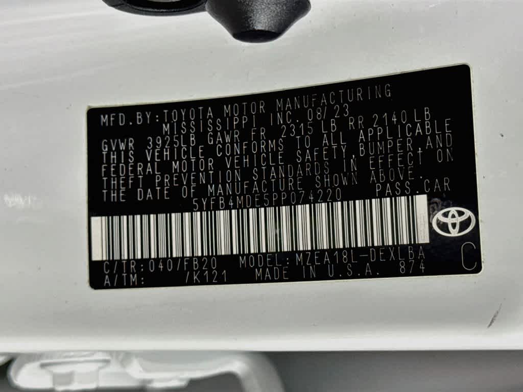 2023 Toyota Corolla LE