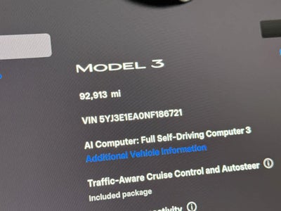 2022 Tesla Model 3 Base
