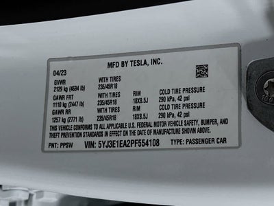 2023 Tesla Model 3 Base