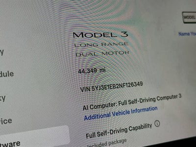 2022 Tesla Model 3 Long Range
