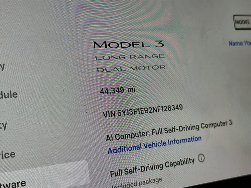 2022 Tesla Model 3 Long Range