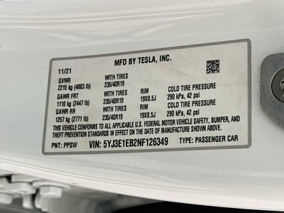 2022 Tesla Model 3 Long Range