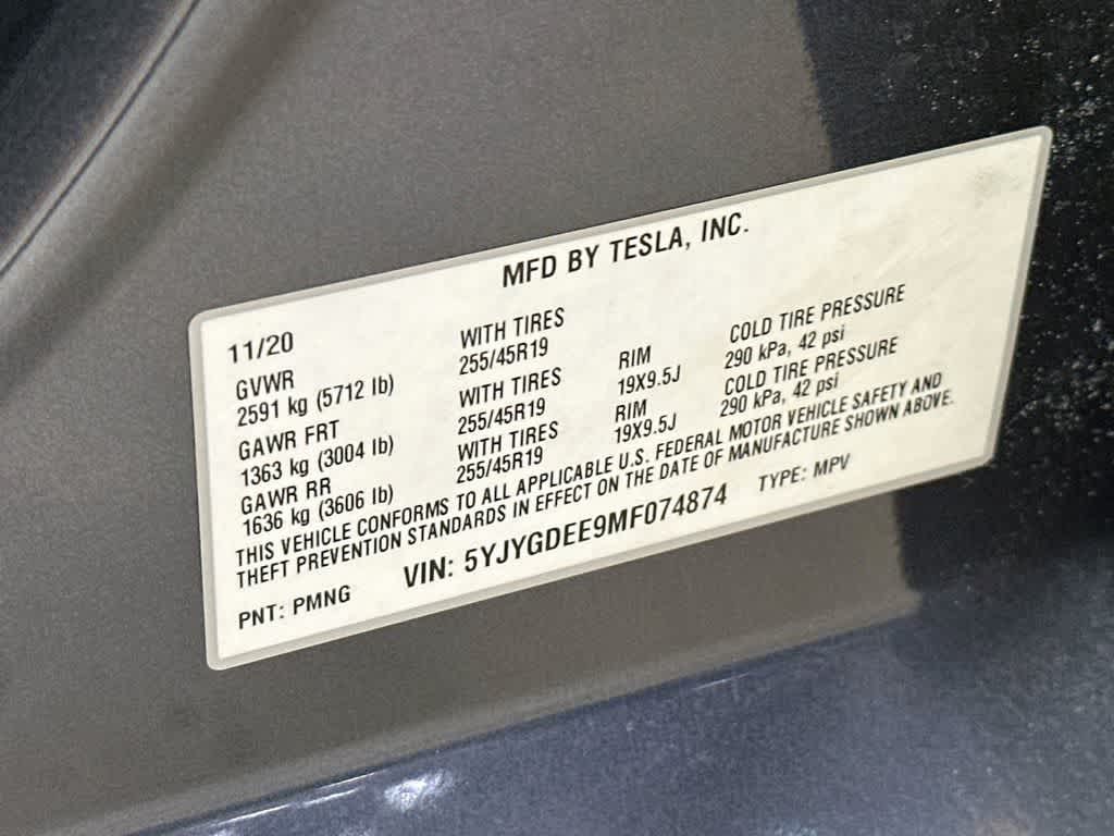 2021 Tesla Model Y Long Range