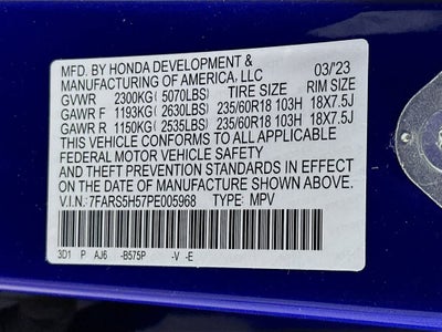 2023 Honda CR-V Hybrid Sport