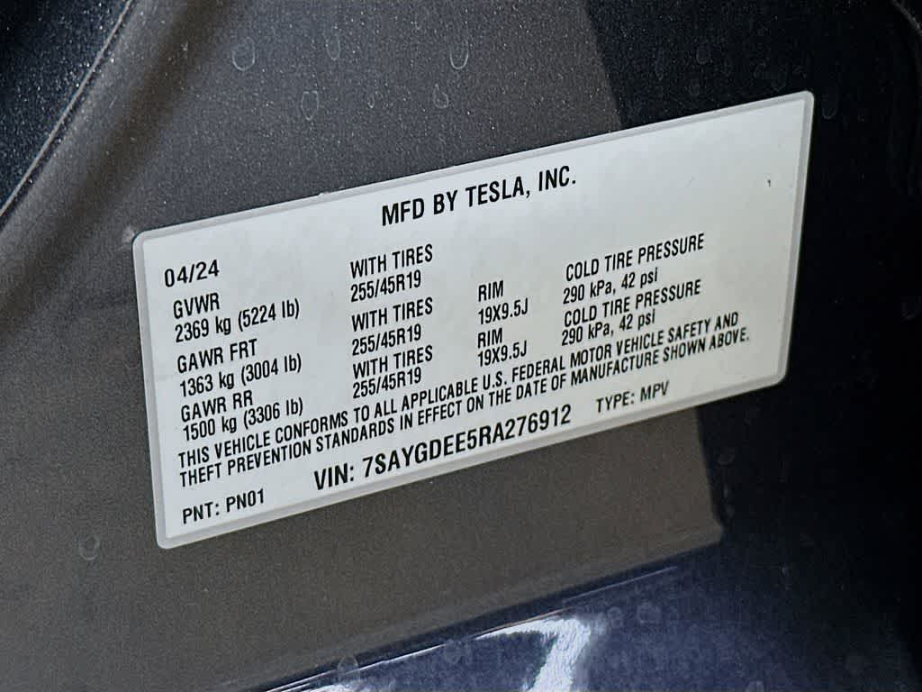 2024 Tesla Model Y Long Range