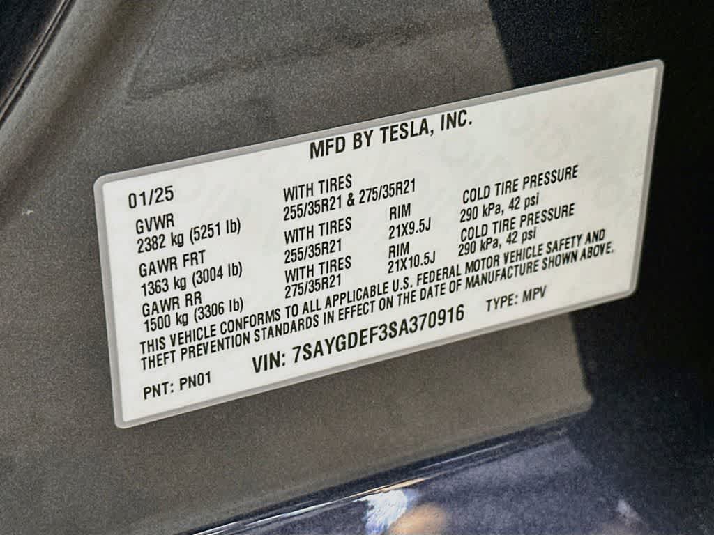 2025 Tesla Model Y Performance