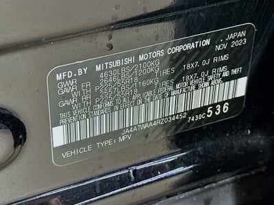 2024 Mitsubishi Eclipse Cross SE