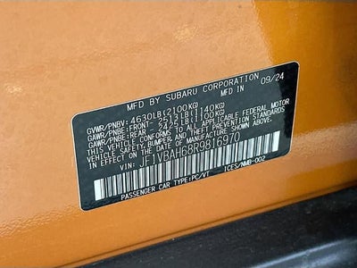 2024 Subaru WRX Premium