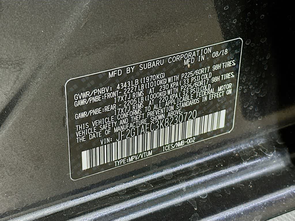 2019 Subaru Crosstrek Premium