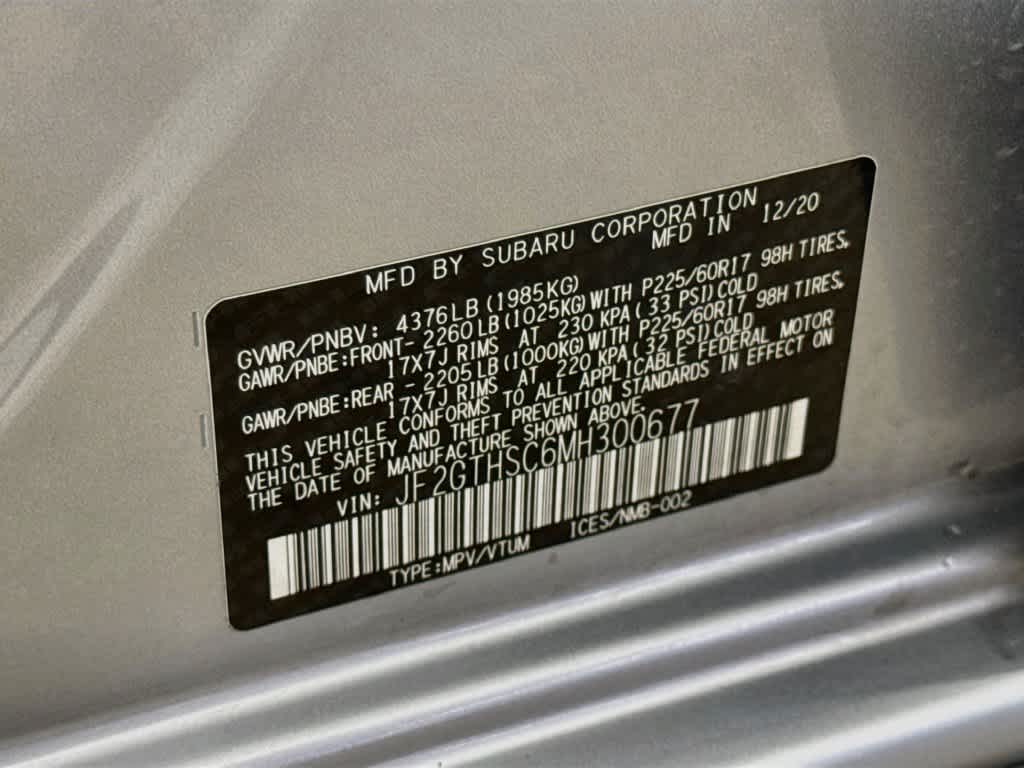 2021 Subaru Crosstrek Sport