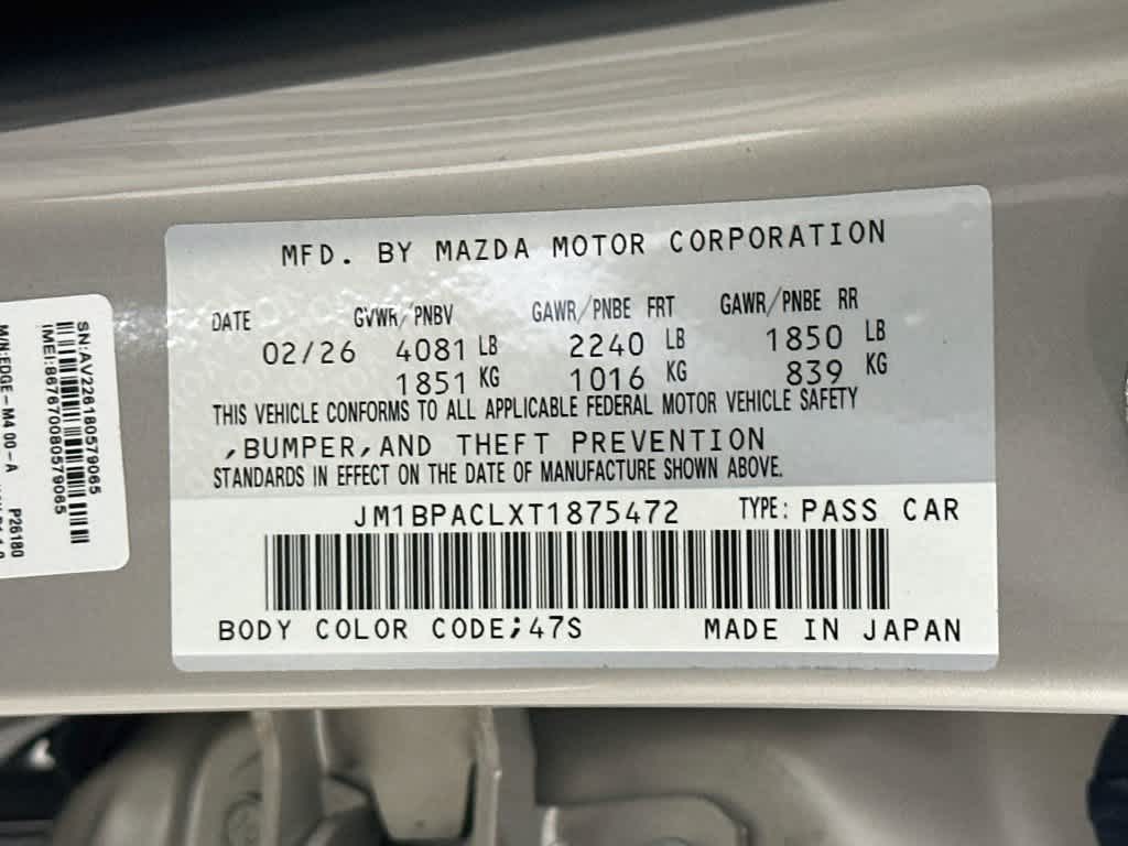 2026 Mazda Mazda3 Sedan 2.5 S Preferred