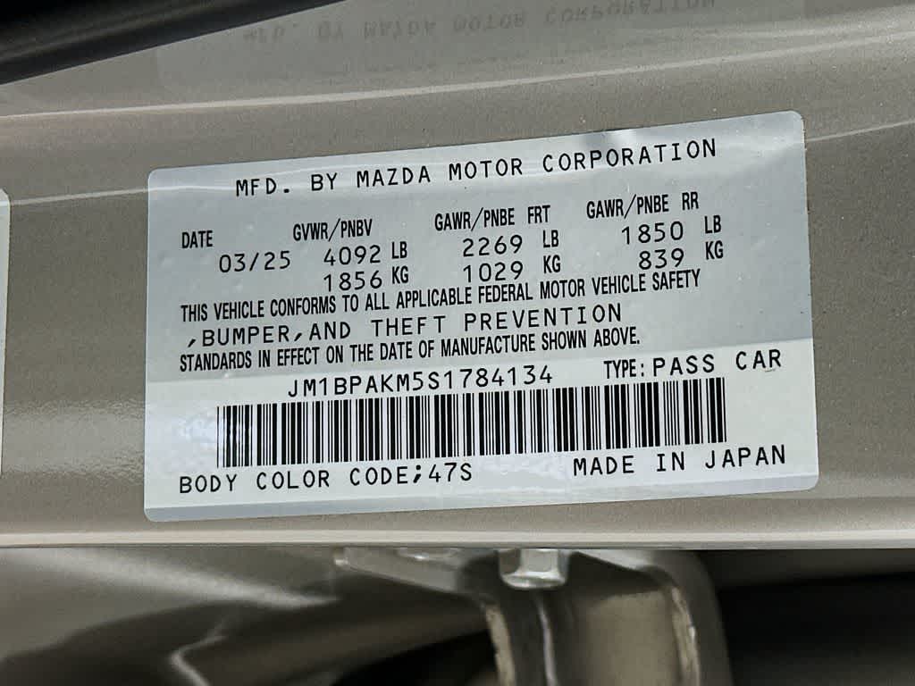 2025 Mazda Mazda3 Hatchback 2.5 S Select Sport