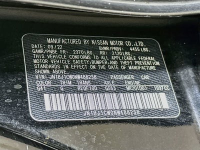 2022 Nissan Rogue Sport SL