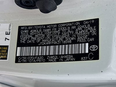 2019 Toyota Prius Prime Plus