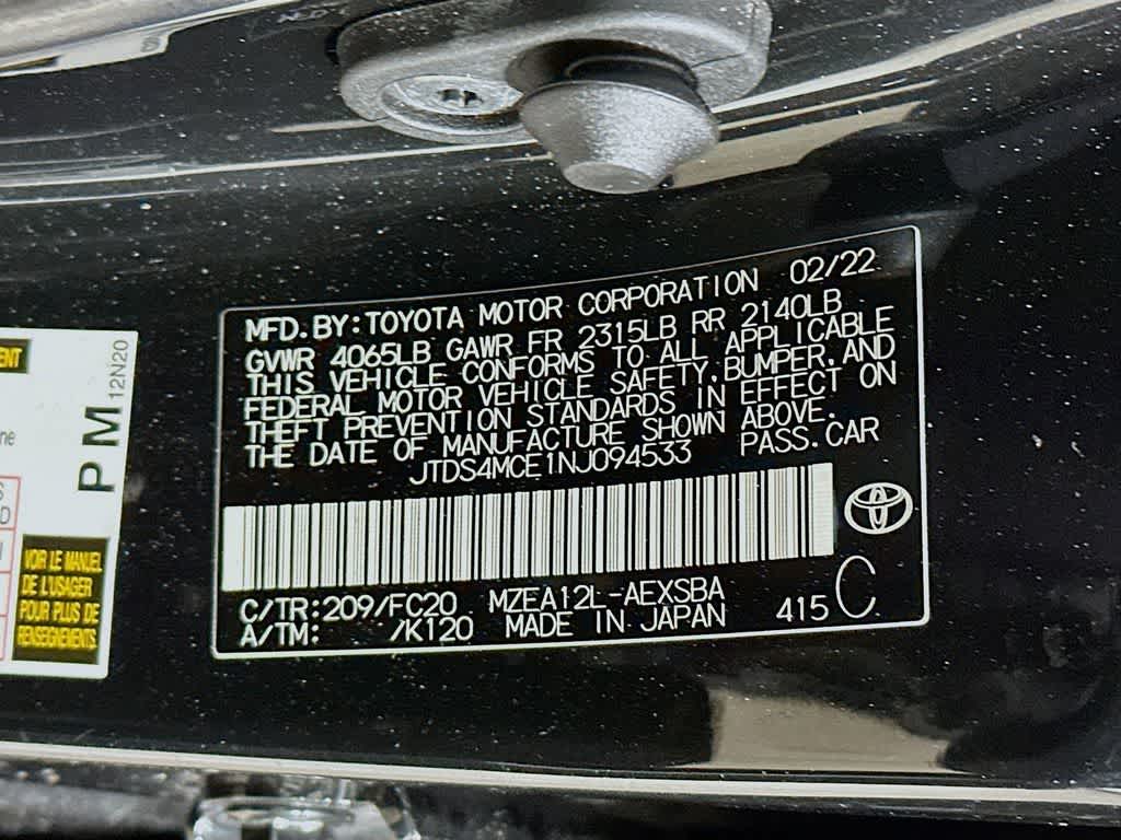 2022 Toyota Corolla SE