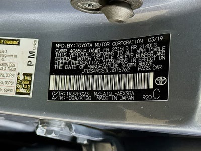 2020 Toyota Corolla SE