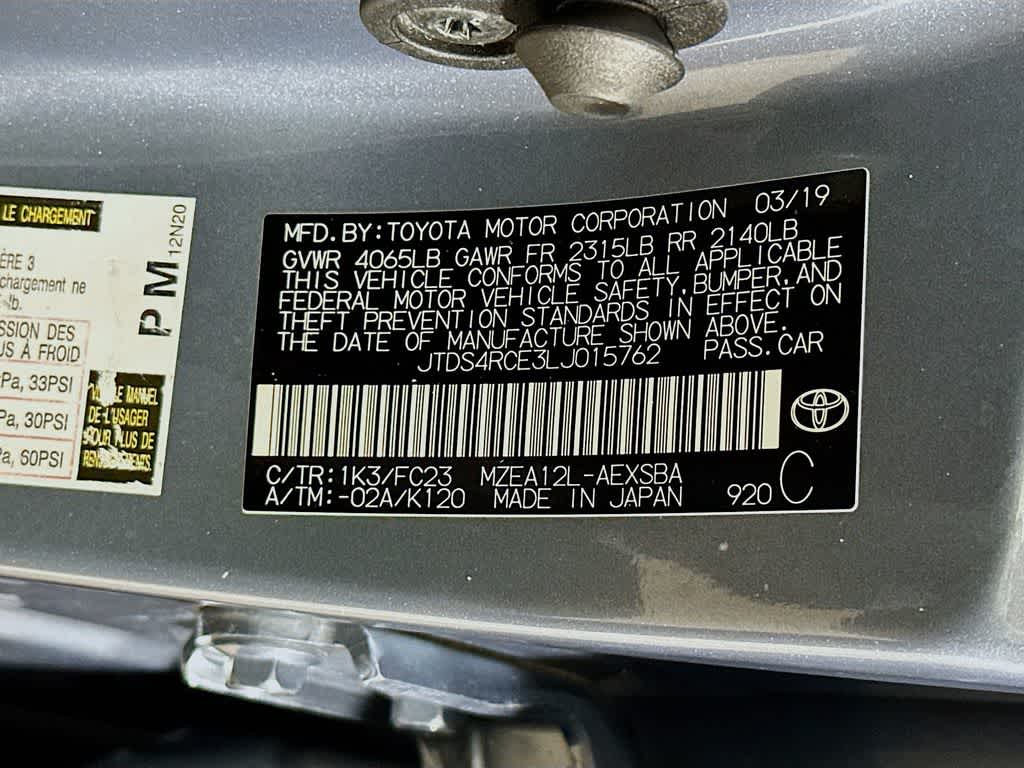 2020 Toyota Corolla SE