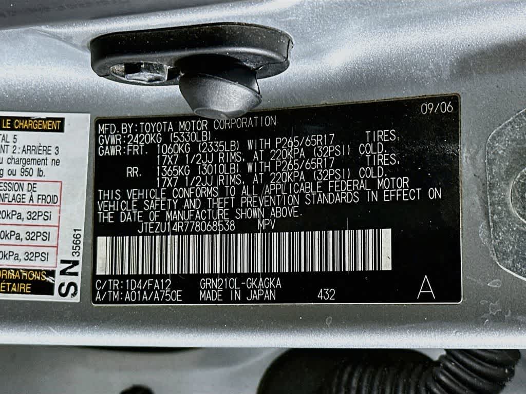 2007 Toyota 4Runner SR5