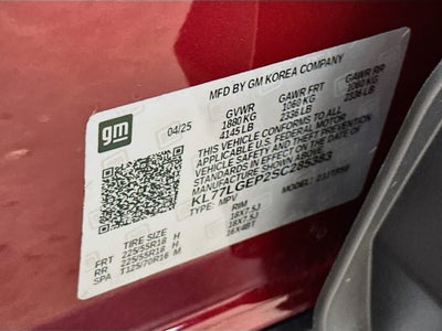 2025 Chevrolet Trax 1RS