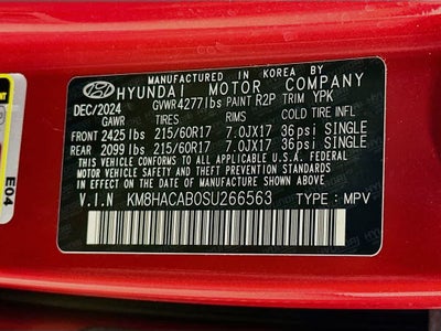 2025 Hyundai Kona SE