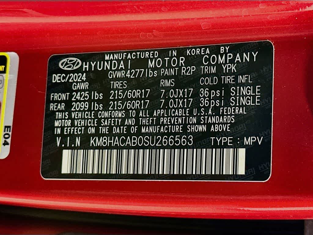 2025 Hyundai Kona SE