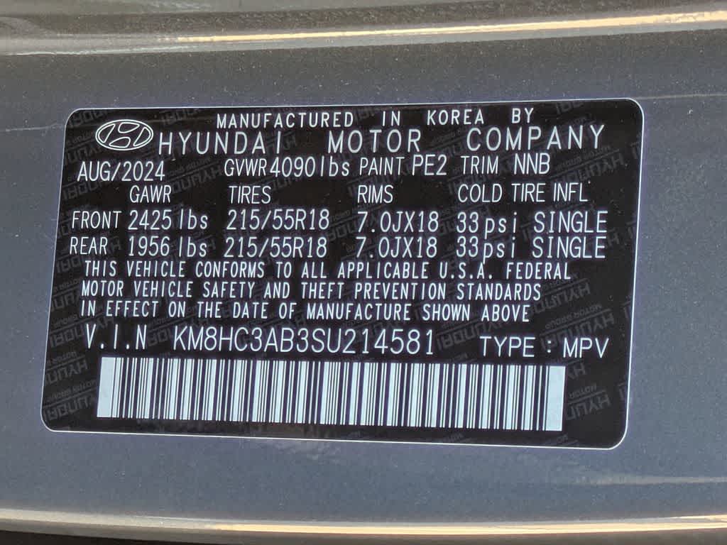 2025 Hyundai Kona SEL Convenience