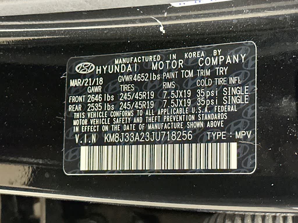 2018 Hyundai Tucson Limited