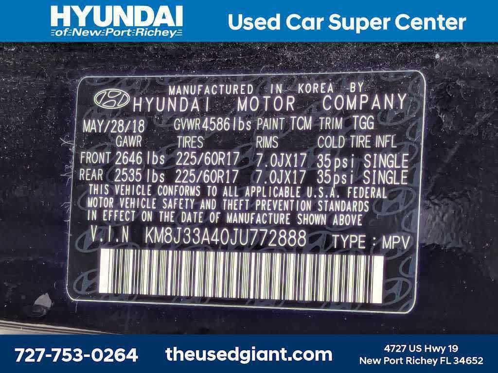 2018 Hyundai Tucson SEL