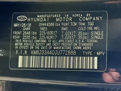2018 Hyundai Tucson SEL