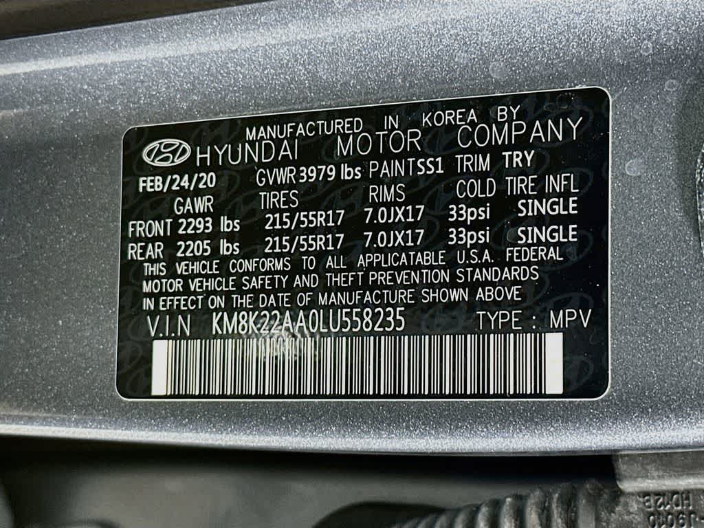 2020 Hyundai Kona SEL