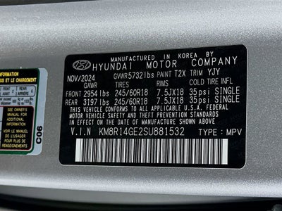 2025 Hyundai Palisade SE
