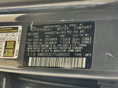 2026 Hyundai Palisade XRT Pro