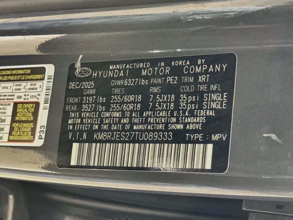 2026 Hyundai Palisade XRT Pro