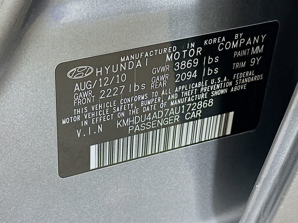 2010 Hyundai Elantra GLS