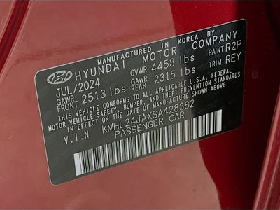 2025 Hyundai Sonata SE