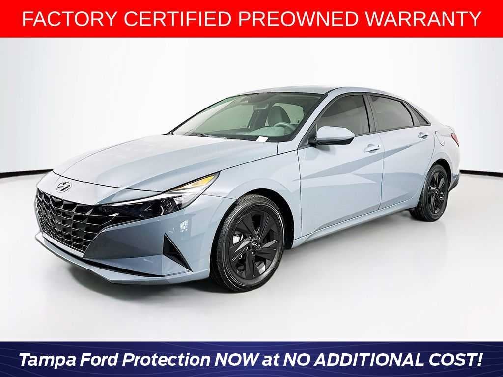 2021 Hyundai Elantra Hybrid Blue