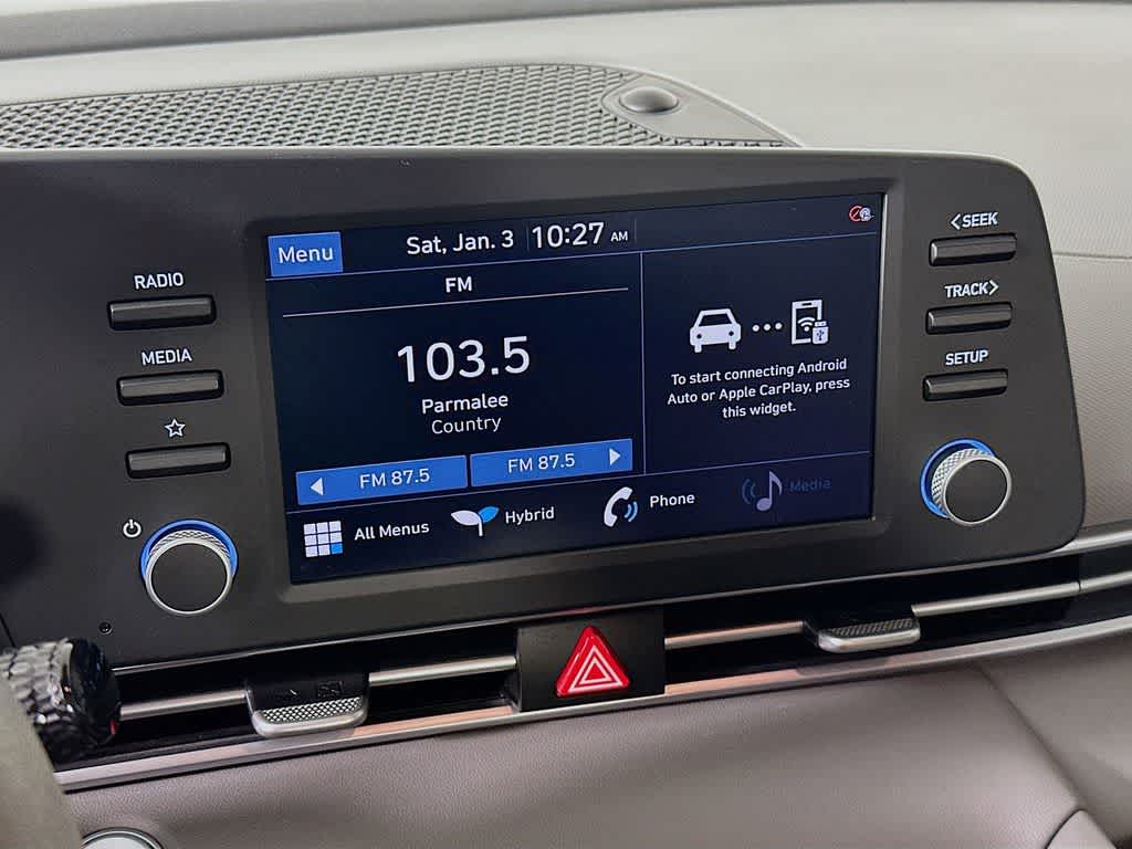 2021 Hyundai Elantra Hybrid Blue