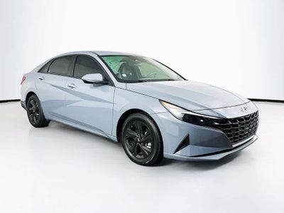 2021 Hyundai Elantra Hybrid Blue