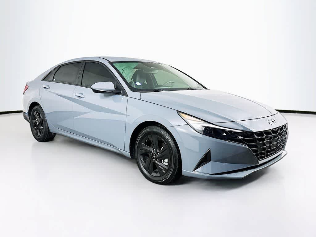 2021 Hyundai Elantra Hybrid Blue