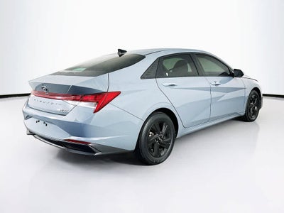 2021 Hyundai Elantra Hybrid Blue