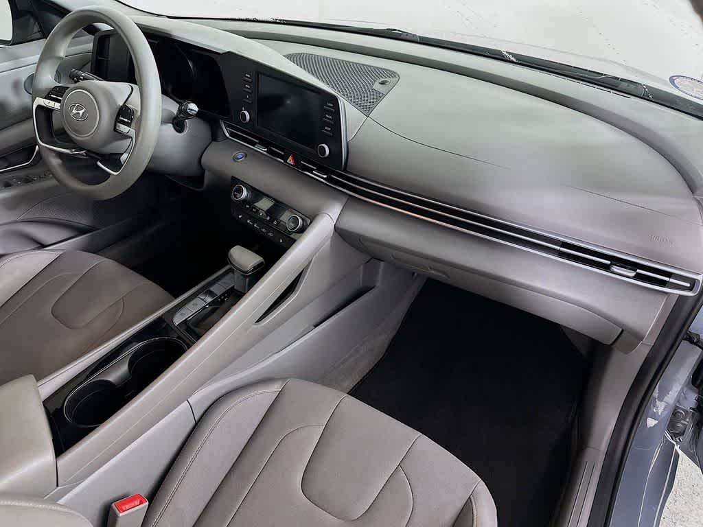 2021 Hyundai Elantra Hybrid Blue