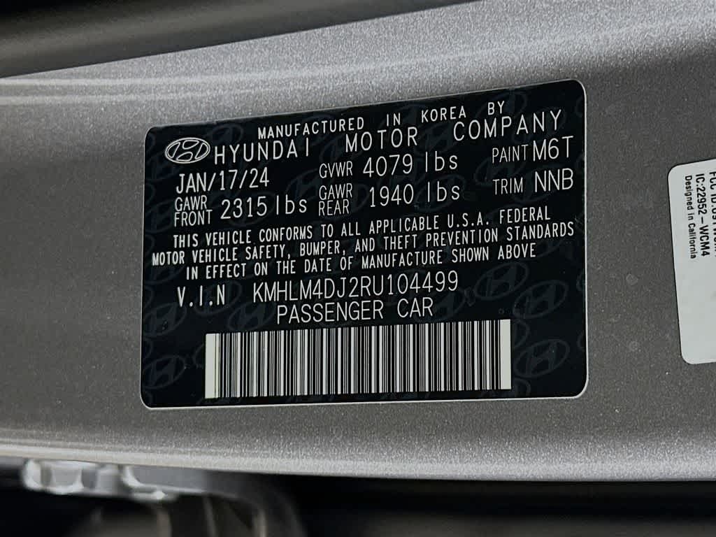 2024 Hyundai Elantra Hybrid Blue