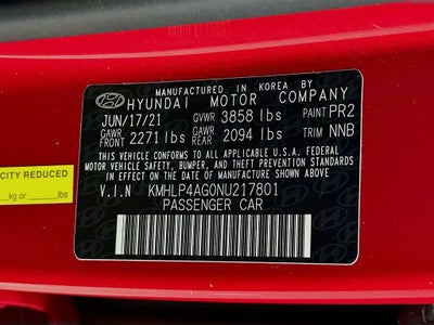 2022 Hyundai Elantra Limited