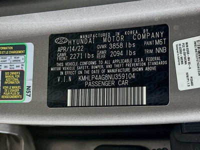2022 Hyundai Elantra Limited